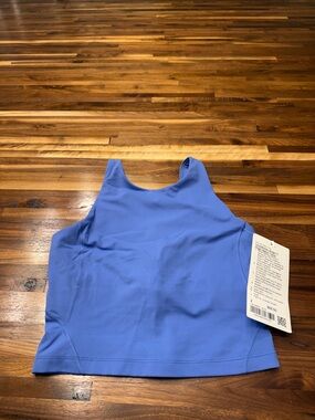 Lululemon athletic Periwinkle Blue Cropped Tank Top. New with tags